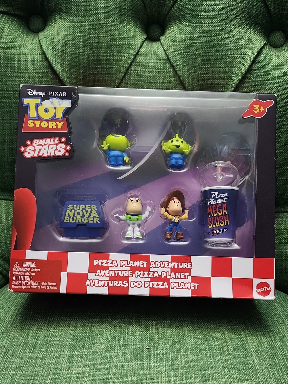 Disney Pixar Toy Story Pizza Planet Adventure Mini Figure Set - Purple & Green